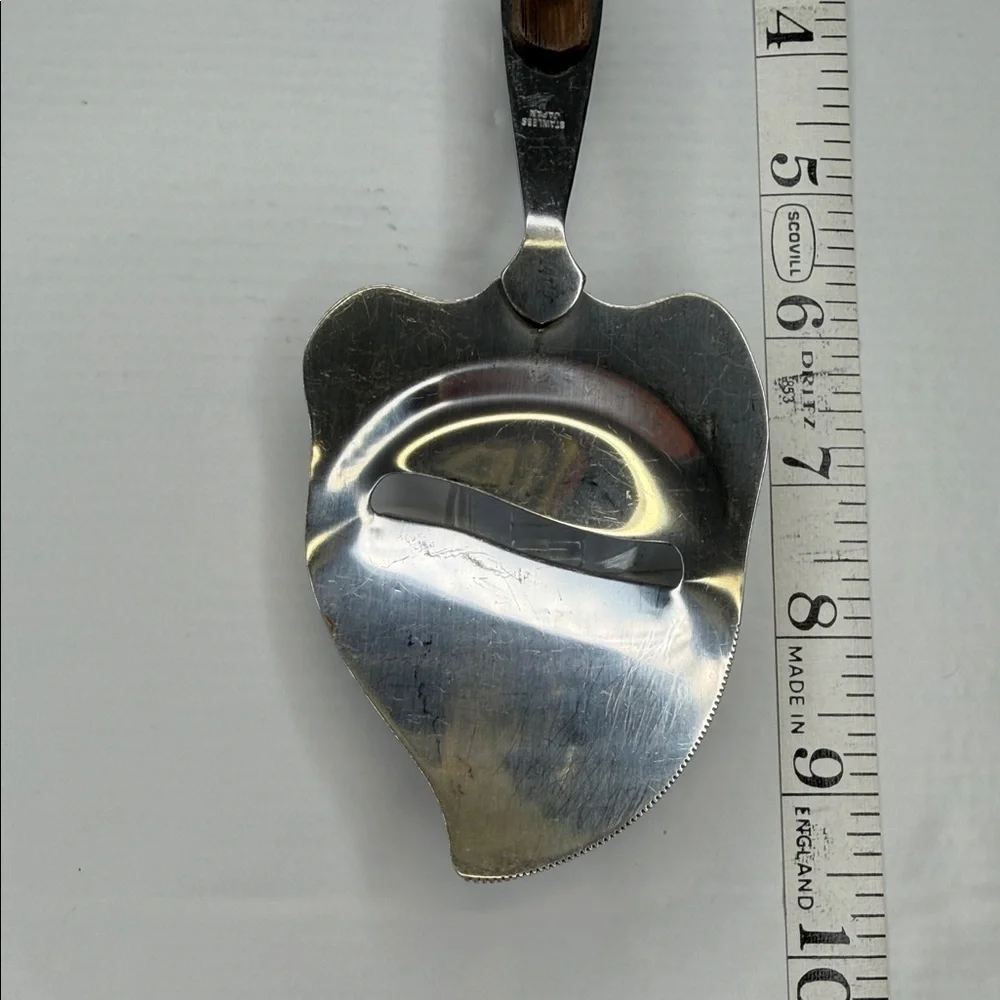 Vintage Wood Handle Stainless Steel Cheese Slicer